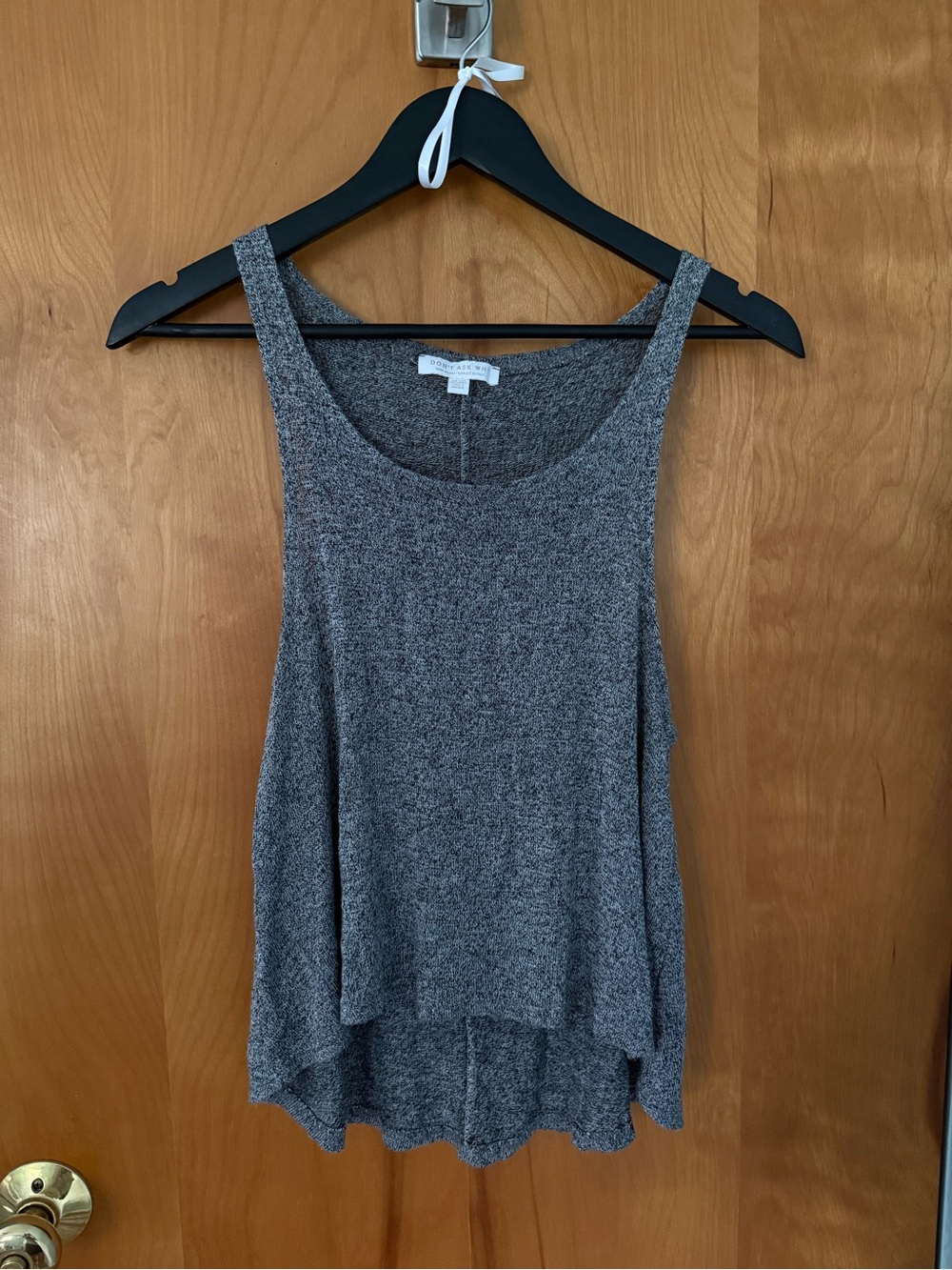 Madewell Heather Gray Scoop Neck Tank - Picture 3 of 3
